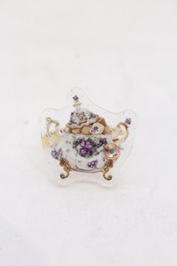 画像1: Enchantlic Enchantilly / Dolled Up Ring〜すみれのシュガーポット〜  スミレ O-25-06-22-038-LO-AC-OW-OS