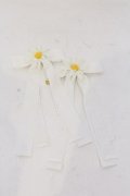 Angelic Pretty / マーガレットリボンクリップSet  シロ O-25-06-22-041-AP-AC-OW-OS