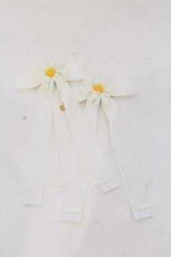 画像1: Angelic Pretty / マーガレットリボンクリップSet  シロ O-25-06-22-041-AP-AC-OW-OS