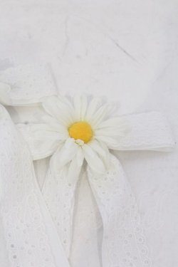 画像2: Angelic Pretty / マーガレットリボンクリップSet  シロ O-25-06-22-041-AP-AC-OW-OS