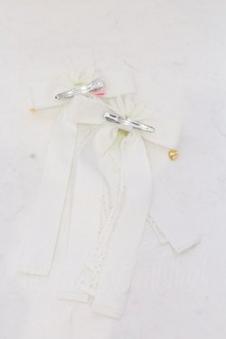 画像3: Angelic Pretty / マーガレットリボンクリップSet  シロ O-25-06-22-041-AP-AC-OW-OS