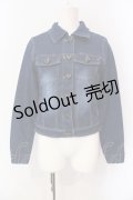 MA*RS / ハートボタンデニムジャケット  ネイビー O-25-06-23-029-EL-JA-IG-ZY