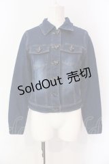MA*RS / ハートボタンデニムジャケット  ネイビー O-25-06-23-029-EL-JA-IG-ZY