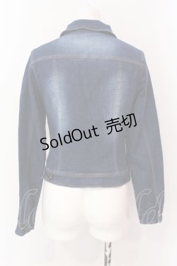 画像4: MA*RS / ハートボタンデニムジャケット  ネイビー O-25-06-23-029-EL-JA-IG-ZY