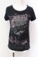 画像1: SEX POT ReVeNGe / ラメプリントTシャツ  ブラック O-25-06-23-031-SP-TS-IG-OS (1)