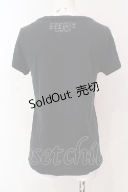 画像3: SEX POT ReVeNGe / ラメプリントTシャツ  ブラック O-25-06-23-031-SP-TS-IG-OS