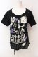 画像1: SEX POT ReVeNGe / 鬼怒愛楽主義 プリントダメージTシャツ  ブラック O-25-06-23-033-SP-TS-IG-OS (1)
