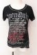 画像1: ALGONQUINS / 英字プリントTシャツ  ブラック O-25-06-23-035-AL-TS-IG-OS (1)