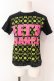 画像1: LOVER'S ROCK / モノグラムプリントTシャツ  ブラック O-25-06-23-037-PU-TS-IG-OS (1)