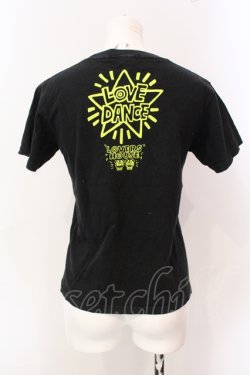 画像2: LOVER'S ROCK / モノグラムプリントTシャツ  ブラック O-25-06-23-037-PU-TS-IG-OS