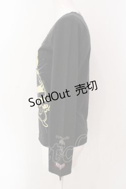 画像2: SEX POT ReVeNGe / プリント長袖カットソー S ブラック O-25-06-23-041-SP-TO-IG-OS