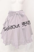 Physical Drop / サマーギンガムシリーズハートポケットサーキュラースカート ミニ丈（M表記） パープルチェック O-25-06-23-003-LO-SK-OW-OS