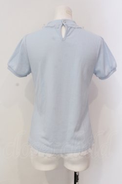 画像3: axes femme / ボトルネックリブカットソー M サックス O-25-06-23-052-AX-TO-IG-OS