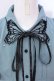 画像2: axes femme POETIQUE / バタフライ刺繍襟半袖ブラウス M グリーン×パープル O-25-06-23-055-AX-BL-OW-OS (2)