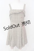 LIZ LISA / メッセージ刺繍プリーツジャンスカ  ブラウン×ピンク O-25-06-23-056-LO-OP-OW-OS