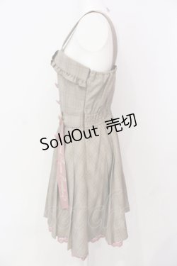 画像3: LIZ LISA / メッセージ刺繍プリーツジャンスカ  ブラウン×ピンク O-25-06-23-056-LO-OP-OW-OS