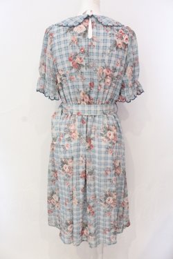 画像2: axes femme / 花柄フェミニンワンピース M グリーン O-25-06-23-058-AX-OP-OW-OS