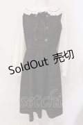 axes femme POETIQUE / ダブルボタンチェックワンピース  クロ×オフ O-25-06-23-063-AX-OP-IG-OS