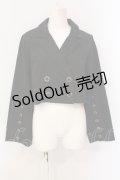 axes femme / 2wayスリーブジャケット M クロ O-25-06-23-068-AX-JA-OW-OS