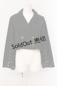 axes femme / 2wayスリーブジャケット M クロ O-25-06-23-068-AX-JA-OW-OS