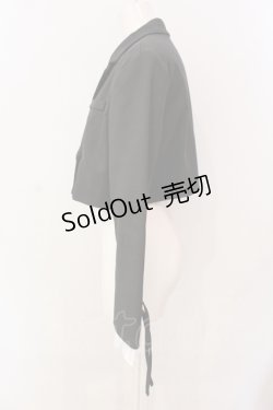 画像2: dazzlin / ボンディングショートジャケット F クロ O-25-06-23-069-LO-JA-OW-ZY