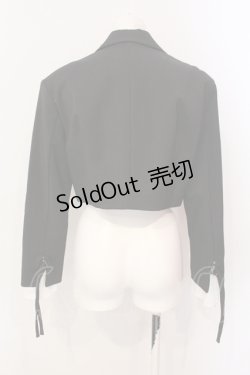 画像3: dazzlin / ボンディングショートジャケット F クロ O-25-06-23-069-LO-JA-OW-ZY