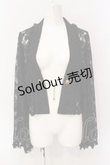 axes femme / チェーン付き総レースボレロ F クロ O-25-06-23-070-AX-TO-OW-OS
