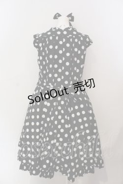 画像4: Physical Drop / 水玉サーキュラーワンピース  クロ×シロ O-25-06-23-004-LO-OP-OW-OS