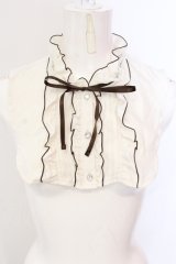 axes femme / ヨークカラーつけ襟  オフシロ O-25-06-23-074-AX-ZA-YM-OS