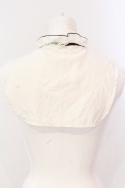 画像2: axes femme / ヨークカラーつけ襟  オフシロ O-25-06-23-074-AX-ZA-YM-OS