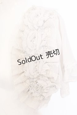 画像2: axes femme / 装飾ブーケボレロ M グレージュ O-25-06-23-075-AX-TO-YM-OS