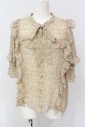 axes femme / 小花柄シフォンブラウス F マルチ O-25-06-23-082-AX-BL-YM-OS