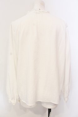 画像2: axes femme / ピンタックブラウス M シロ O-25-06-23-084-AX-BL-YM-OS