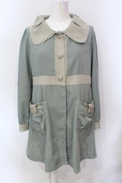 画像1: axes femme / Aライントレンチコート M ミント O-25-06-23-112-AX-CO-YM-OS