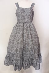 m petit by misako / NINA'Sトワルドジュイジャンパースカート L グレー O-25-06-23-007-LO-OP-OW-OS
