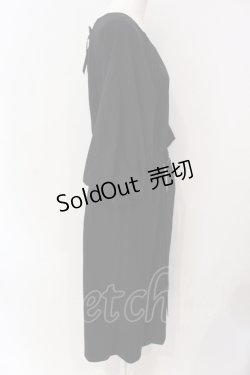 画像2: axes femme / リラックスワンピース M クロ O-25-06-23-115-AX-OP-YM-OS