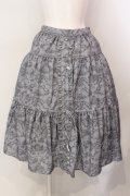 m petit by misako / NINA’Sコラボ トワルドジュイリバーシブルスカート L グレー O-25-06-23-008-LO-SK-OW-OS