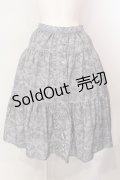 m petit by misako / NINA’Sコラボ トワルドジュイリバーシブルスカート L グレー O-25-06-23-008-LO-SK-OW-OS