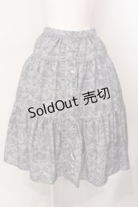 m petit by misako / NINA’Sコラボ トワルドジュイリバーシブルスカート L グレー O-25-06-23-008-LO-SK-OW-OS