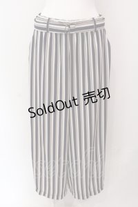 axes femme / マルチストライプワイドパンツ F マルチ O-25-06-23-131-AX-PA-YM-ZT209