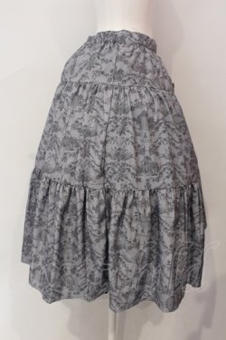 画像2: m petit by misako / NINA’Sコラボ トワルドジュイリバーシブルスカート L グレー O-25-06-23-008-LO-SK-OW-OS