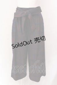 axes femme / チェック柄ワイドパンツ M ワイン O-25-06-23-133-AX-PA-YM-ZT001