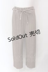 axes femme / ストレッチタックワイドパンツ M ブラウン O-25-06-23-135-AX-PA-YM-ZT103