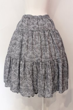 画像3: m petit by misako / NINA’Sコラボ トワルドジュイリバーシブルスカート L グレー O-25-06-23-008-LO-SK-OW-OS