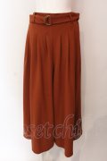 axes femme / リラックスカットソーパンツ F レンガ O-25-06-23-138-AX-PA-YM-OS