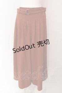axes femme / リラックスカットソーパンツ F レンガ O-25-06-23-138-AX-PA-YM-ZT062