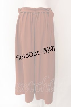 画像3: axes femme / リラックスカットソーパンツ F レンガ O-25-06-23-138-AX-PA-YM-ZT062