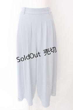 画像1: axes femme / リラックスカットソーパンツ F サックス O-25-06-23-139-AX-PA-YM-ZT005