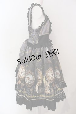 画像4: metamorphose / 【プラスサイズ】Clock Forest Night フリルジャンパースカート 2 グレイッシュナイト O-25-06-23-012-ME-OP-OW-OS