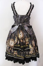 画像5: metamorphose / 【プラスサイズ】Clock Forest Night フリルジャンパースカート 2 グレイッシュナイト O-25-06-23-012-ME-OP-OW-OS (5)